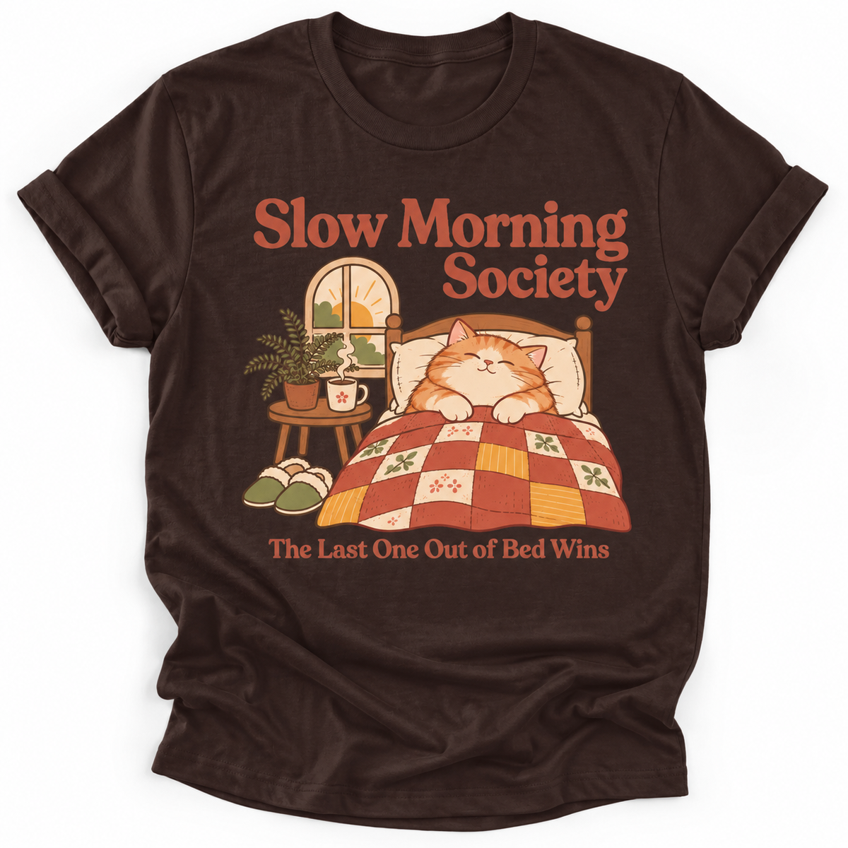 Slow Morning Society Cat T‑Shirt