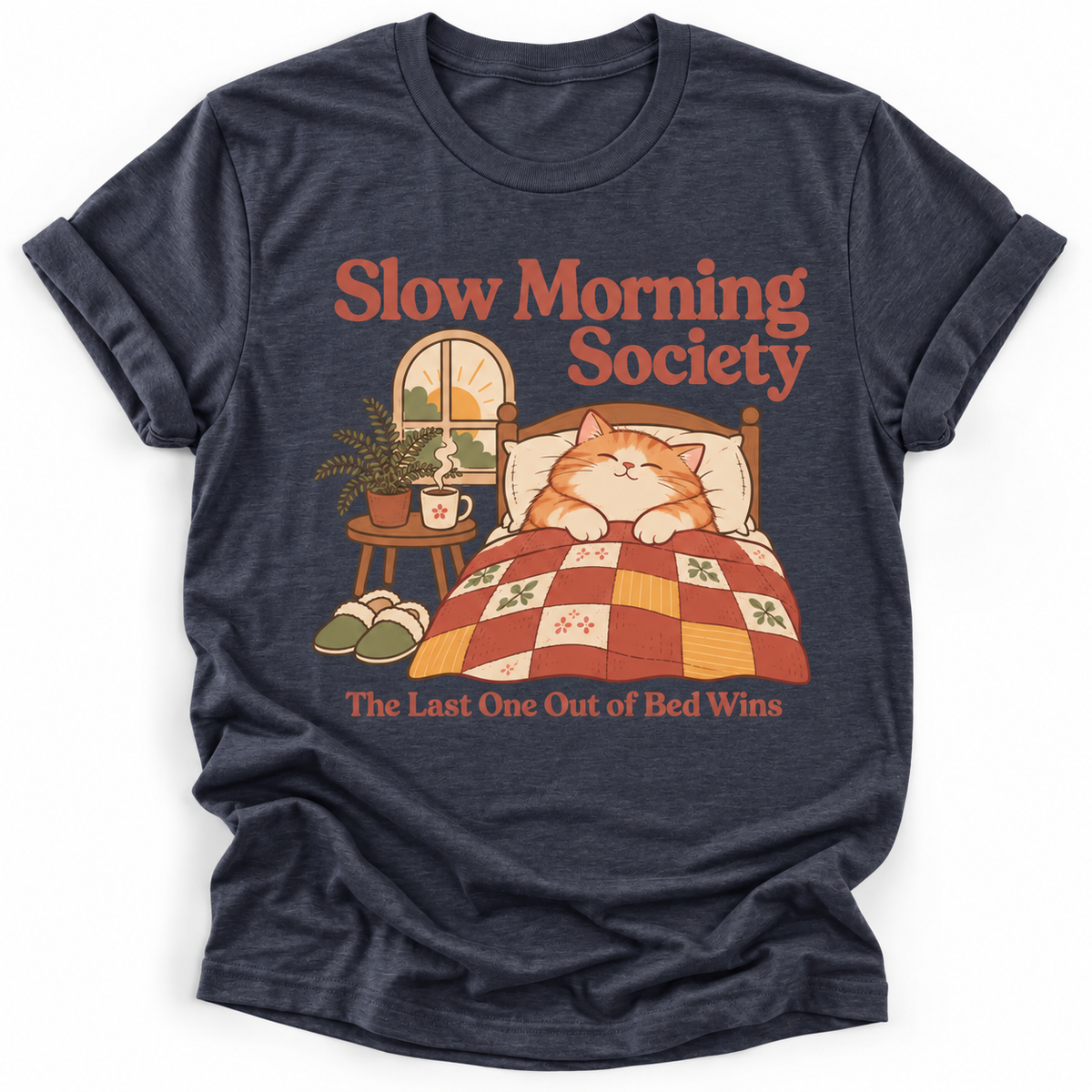 Slow Morning Society Cat T‑Shirt