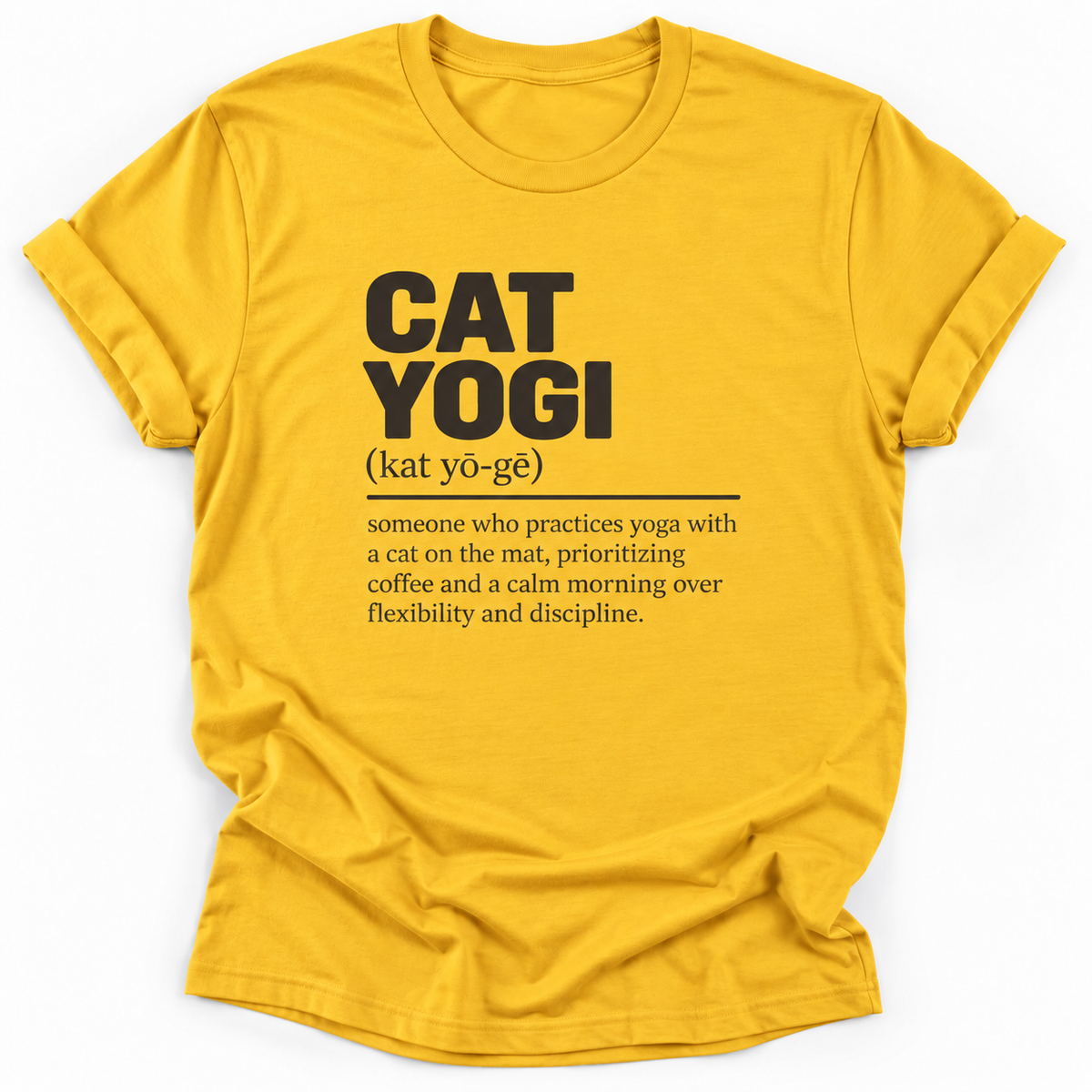 Cat Yogi T‑Shirt
