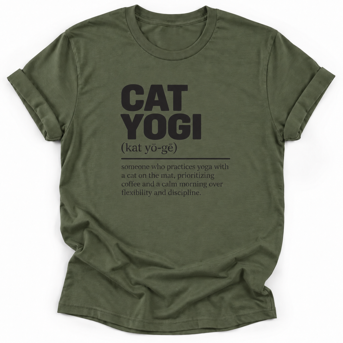 Cat Yogi T‑Shirt