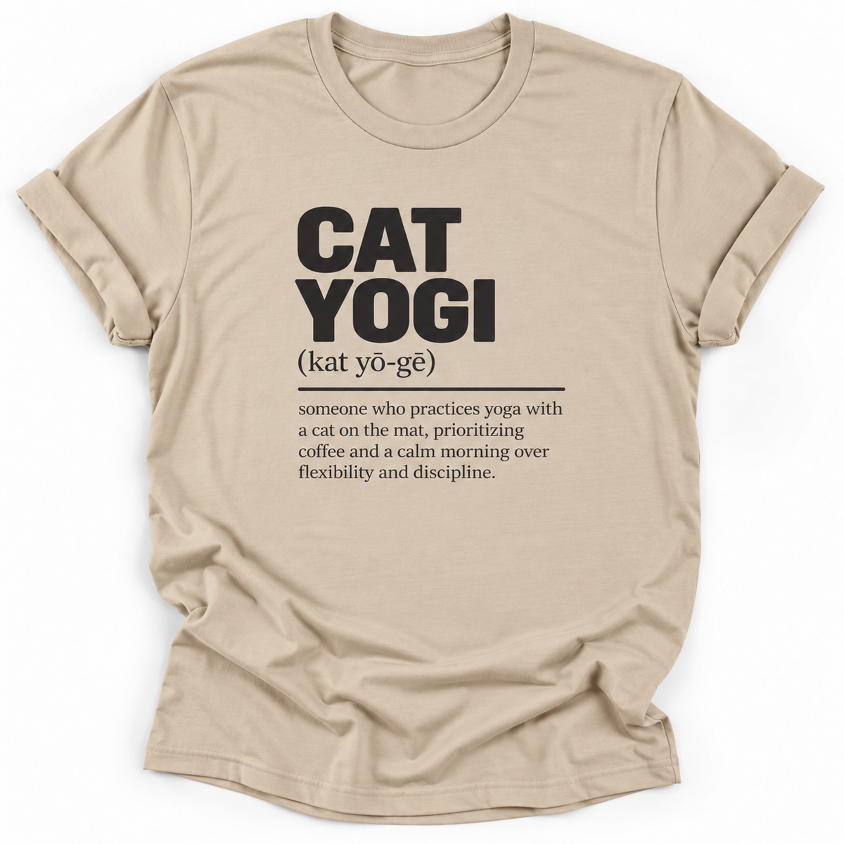 Cat Yogi T‑Shirt
